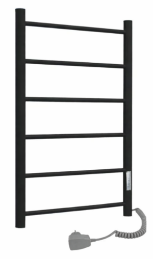 Электрический полотенцесушитель ТЕРМОДИЗАЙН. T Steel (лесенка) W=500, H=800 (7 перекладин) черн.бархат