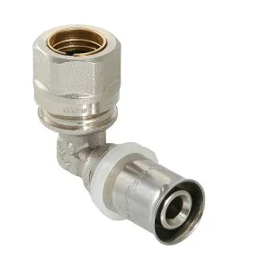 Пресс-фитинг Valtec – угольник с переходом на обжимное соединение VTM.253.I.001615