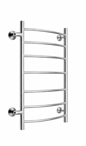 Водяной полотенцесушитель ТЕРМОДИЗАЙН П/с нерж.ES (лесенка) W=500,H=1200 (8 перекладин) 1"н.р. универс боковое подключ. S=500