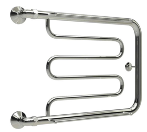 Электрический полотенцесушитель ТЕРМОДИЗАЙН (с полкой) (AISI 304) H=500, W=600