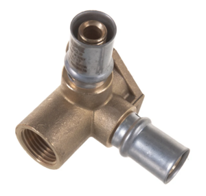 Пресс тройник АРЕ настенный ВР 1/2"х16