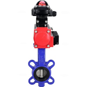 Затвор дисковый поворотный для абразивных сред DN.ru WBV1632E-2W-Fb-H Ду40 Ру16, с приводом D050-39734