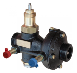 Клапан регулирующий комбинированный с ограничением расхода Imi heimeier KTM 512 NF без измерительных штуцеров наружная резьба DN 25/32 Qmax = 3.8 м3/ч купить с доставкой по РФ