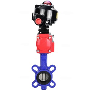 Затвор дисковый поворотный для абразивных сред DN.ru WBV1632E-2W-Fb-H Ду100 Ру16, с приводом D050-39719