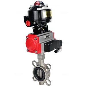 Затвор дисковый поворотный DN.ru WBV3232E-2W-Fb-H Ду50 Ру16, с приводом D050-36962