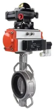 Затвор дисковый поворотный DN.ru WBV3232V-2W-Fb-H Ду250 Ру16, с приводом D050-36742