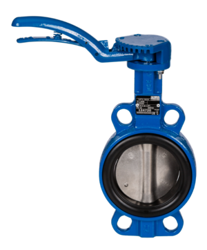 Затвор Danfoss дисковый поворотный VFY WH Ду 100 Ру16 чугун с рукояткой