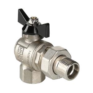 Кран шаровой усиленный Valtec PERFECT VT.328.N.05 угловой с полусгоном