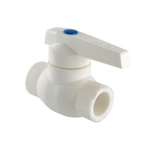 Кран шаровой Valtec полипропиленовый с латунной обоймой VTP.744.0.020