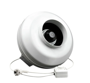 Вентилятор канальный круглый ВКК-100 EC с регулятором скорости