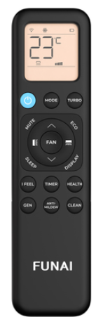 Классические сплит-системы FUNAI серии SENSEI 2.0 NERO RAC-SNN25HP.D07