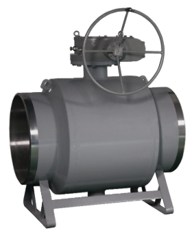 Кран шаровой Ридан RJIP Premium FB WW DN600 PN25 WG (приварной, редуктор, полнопроходной)