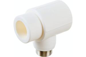 Фитинг Valtec VTP.733.0.03204 полипропиленовый – тройник с переходом на наружную резьбу