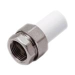 Муфта РосТурПласт PP-R бел комб разъем Дн50х1 1/2" нр пайка/вн/р 14285 купить с доставкой по РФ