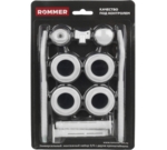 Набор для радиатора ROMMER 3/4 11 в 1 (RAL9016) 2 кронштейна купить с доставкой по РФ
