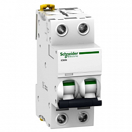 Автоматический выключатель Schneider Electric iC60N 2-полюсный 63А 6кА