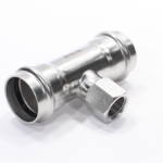Тройник WAAG Heavy Inox 35-1/2"-35 пресс-резьба сталь нержавеющая купить с доставкой по РФ