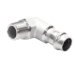 Отвод WAAG Heavy Inox 90 15-1/2" пресс-НР купить с доставкой по РФ