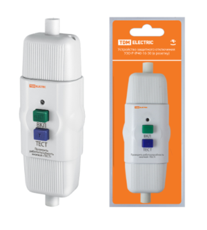 Устройство защитного отключения TDM УЗО-А-IP54-16-30 (адаптер) 16А 30мА IP54