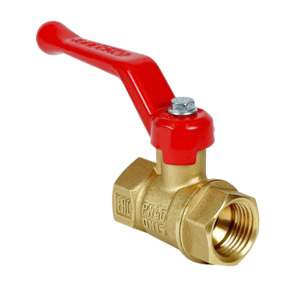 Кран шаровой латунь Valfex Ду3/4" Ру40 ВР/ВР ручка-рычаг 150C 11Б27фт1М VF.214.LR1.034.N/P