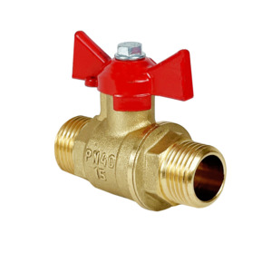 Кран шаровой VALFEX Ду15 Ру40 ручка-бабочка 11Б27фт1М VF.219.LB1.012.N/P59