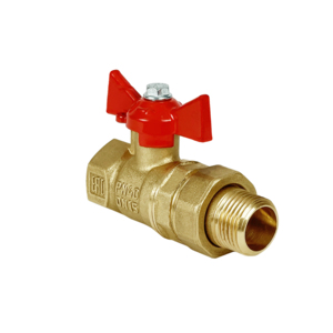 Кран шаровой VALFEX Ду25 Ру40 ручка-бабочка 11Б27фт1М VF.227.LB1.100.N/P59