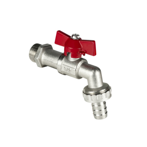 Кран водоразборный Valfex латунь Ду20 Ру16 ручка-бабочка 80/10