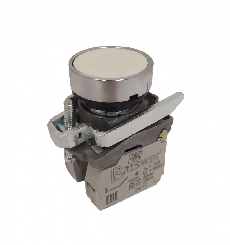 Выключатель Briswik КМЕ 4603м -С белый IP65 УХЛ2 10А 0но+3нз купить с доставкой по РФ