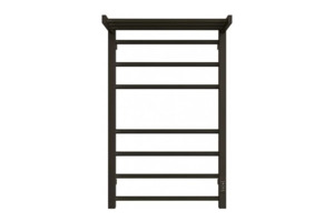 Полотенцесушитель электрический КВАДРАТ ТЕПЛА Ladder X-K-80/50-D-LOO-B