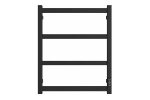 Полотенцесушитель электрический СТН КВАДРАТ ТЕПЛА Ladder X-B-60/50-D-LL-B